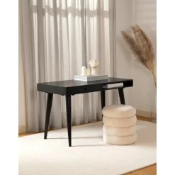 Escritorio De Madera Maciza Con Cojon Tova