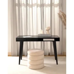 Escritorio De Madera Maciza Con Cojon Tova