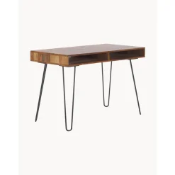 Escritorio De Madera Y Metal Repa