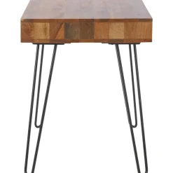 Escritorio De Madera Y Metal Repa