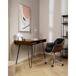 Escritorio De Madera Y Metal Repa