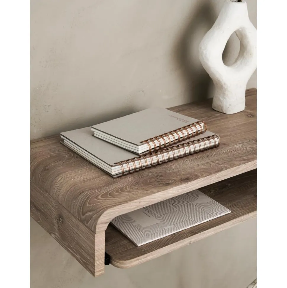 Escritorio De Pared De Madera Woodie