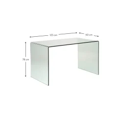 Escritorio De Vidrio Club