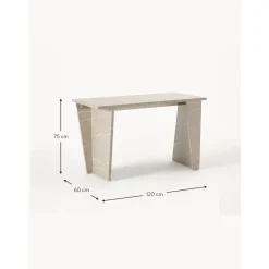 Escritorio En Look Travertino Liam