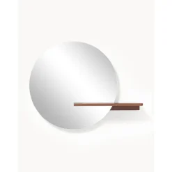 Espejo De Pared Con Estante De Madera Sandro