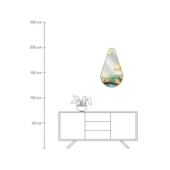 Espejo De Pared De Diseno Sea Girl