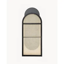 Espejo De Pared Ovalado Con Tejido Vienes Esma