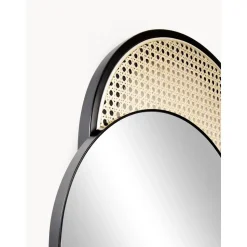 Espejo De Pared Ovalado Con Tejido Vienes Esma