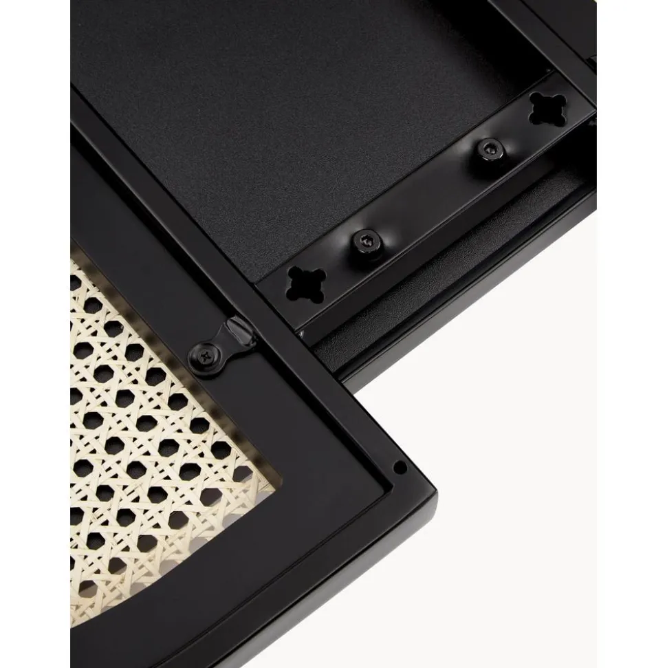 Espejo De Pared Ovalado Con Tejido Vienes Esma