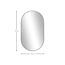 Espejo De Pared Ovalado Lucia