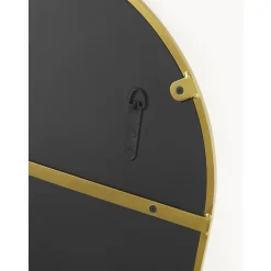 Espejo De Pared Ovalado Verena, Con Estante De Marmol