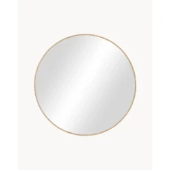 Espejo De Pared Redondo De Roble Avery