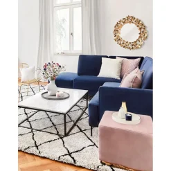 Espejo De Pared Redondo De Metal Butterfly, Estilo Vintage