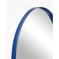 Espejo De Pared Redondo De Metal Ivy