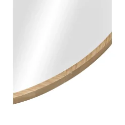 Espejo De Pared Redondo De Roble Avery