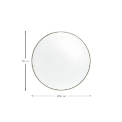 Espejo De Pared Redondo Ivy