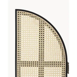 Espejo De Pie Con Biombo De Ratan Aura