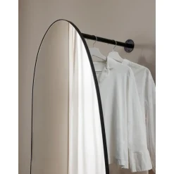 Espejo De Pie Con Estante De Metal Ophelia