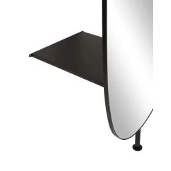 Espejo De Pie Con Estante De Metal Ophelia