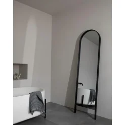 Espejo De Pie De Roble Woody