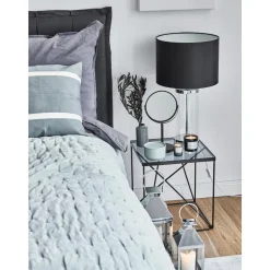 Espejo Tocador Redondo De Metal Classic, Con Aumento