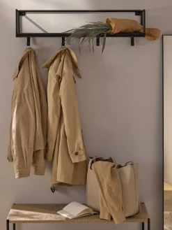 Estante De Pared De Madera De Mango Maciza June