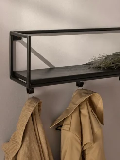 Estante De Pared De Madera De Mango Maciza June