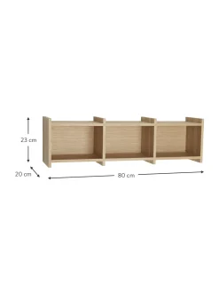 Estante De Pared De Madera Focal