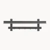 Estante De Pared De Metal Tag, 5 Ganchos