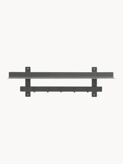 Estante De Pared De Metal Tag, 5 Ganchos