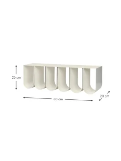 Estante De Pared De Metal Curved