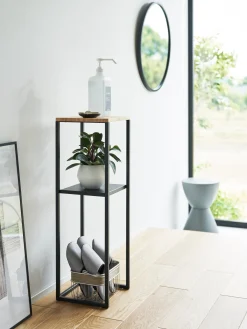 Estanteria De Madera De Bambu Tower