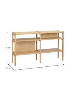 Estanteria De Madera De Roble Holton