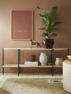 Estanteria De Madera Y Metal Gugge