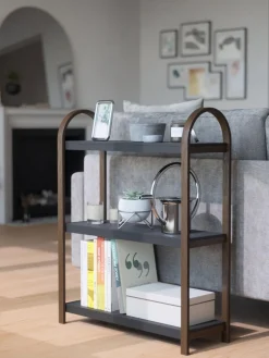 Estanteria De Madera Y Metal Bellwood