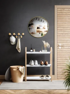 Estanteria De Madera Y Metal Bellwood