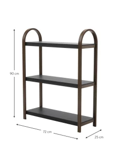 Estanteria De Madera Y Metal Bellwood