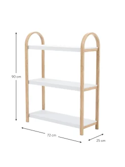 Estanteria De Madera Y Metal Bellwood