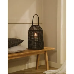 Farolillo Artesanal De Ratan Hazel