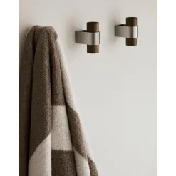 Ganchos De Pared De Madera De Nogal Dowel