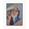 Impresion Digital Enmarcada Lady