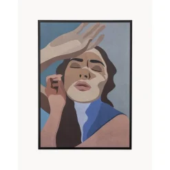 Impresion Digital Enmarcada Lady