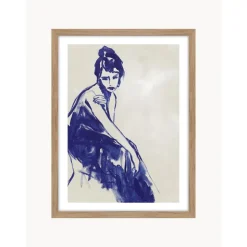 Impresion Digital Enmarcada Just A Little While