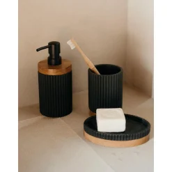 Jabonera Con Madera Laura