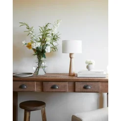 Jarron Artesanal De Vidrio Lotta, Estilo Clasico