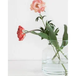 Jarron De Vidrio Reciclado Soplado Artesanalmente Dona