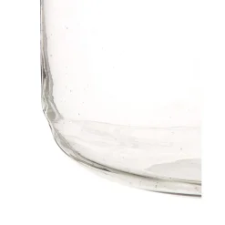 Jarron De Vidrio Reciclado Soplado Artesanalmente Dona