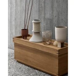 Jarron De Vidrio Soplado Artesanalmente Opal, 20 Cm