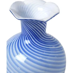 Jarron De Vidrio Soplado Artesanalmente Mella