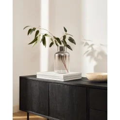 Jarron De Vidrio Soplado Artesanalmente Uma